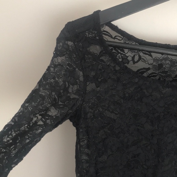 Black Lace Slip - Picture 3 of 4